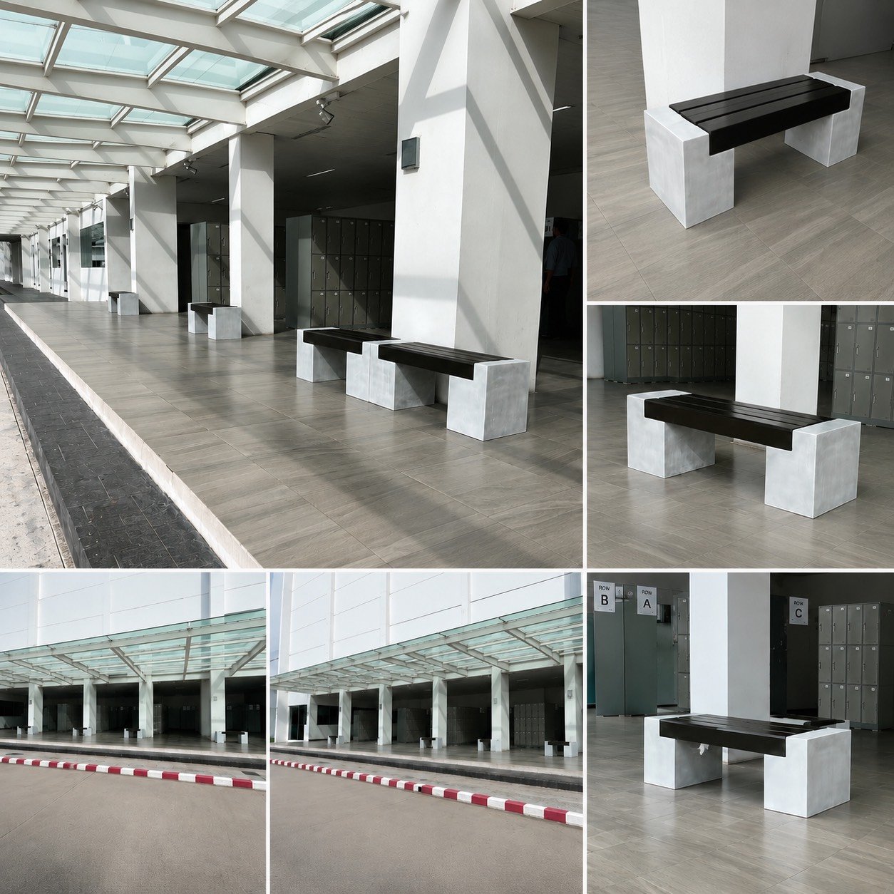 ผลงานจัดส่งม้านั่งสนามคอนกรีตเสริมเหล็ก ขนาด 40 × 120 × 40 เซนติเมตร TFD Industrial Estate 2 จังหวัดฉะเชิงเทรา